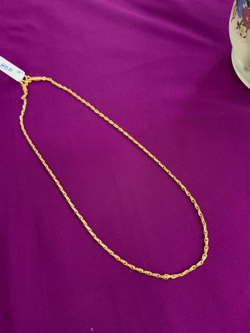 Ph816 Panchaloham unpolished 18 inches daily wear chain