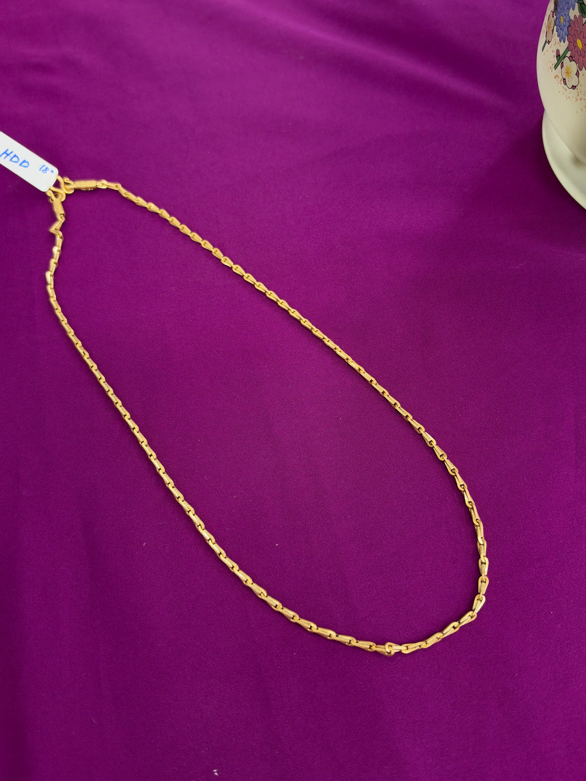 Ph816 Panchaloham unpolished 18 inches daily wear chain