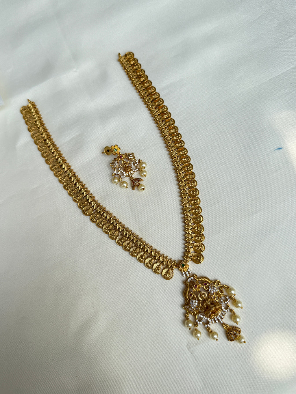 Lh551  lakshmi devi kasulaperu 3/4th haram