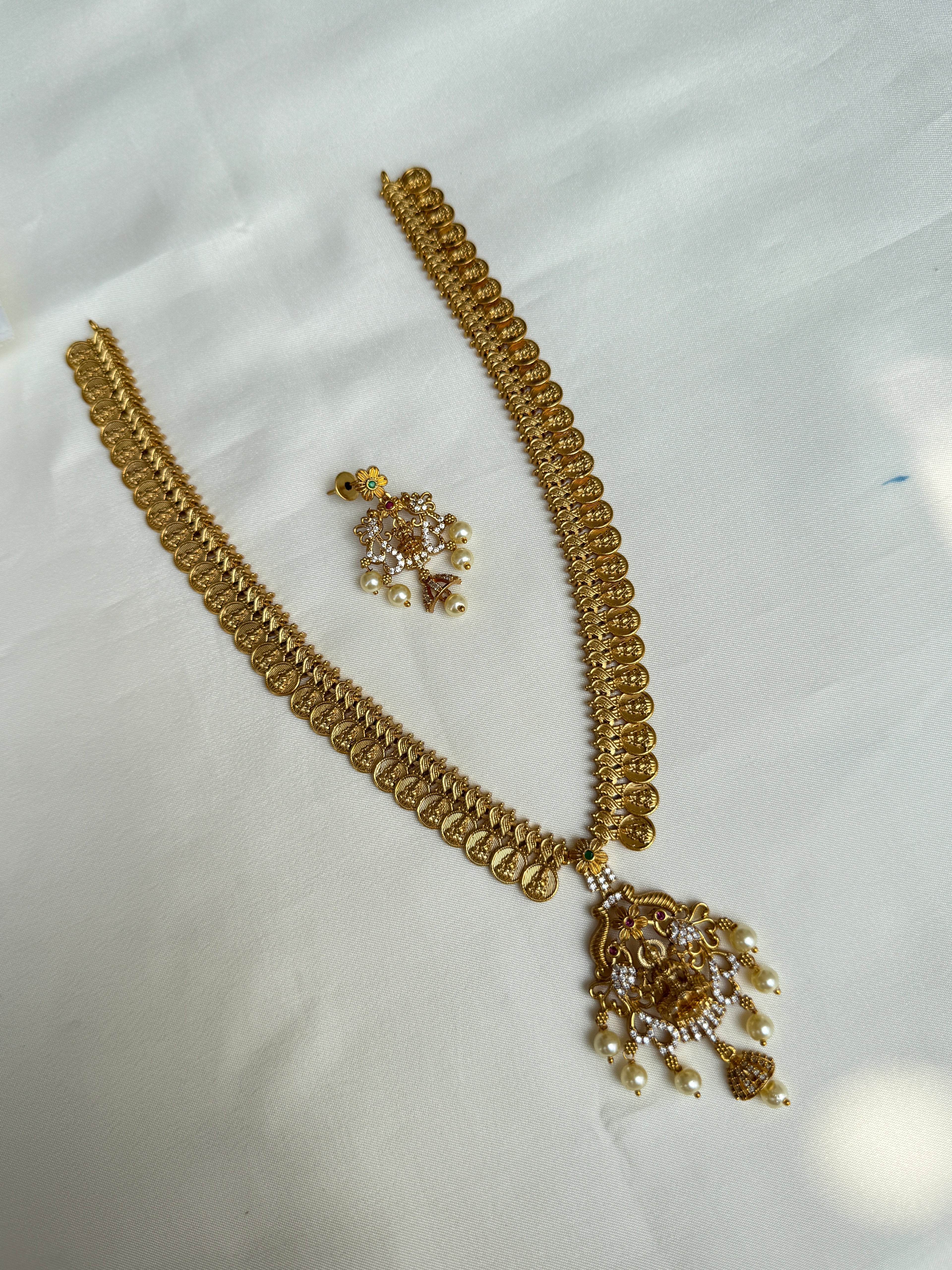 Lh551  lakshmi devi kasulaperu 3/4th haram