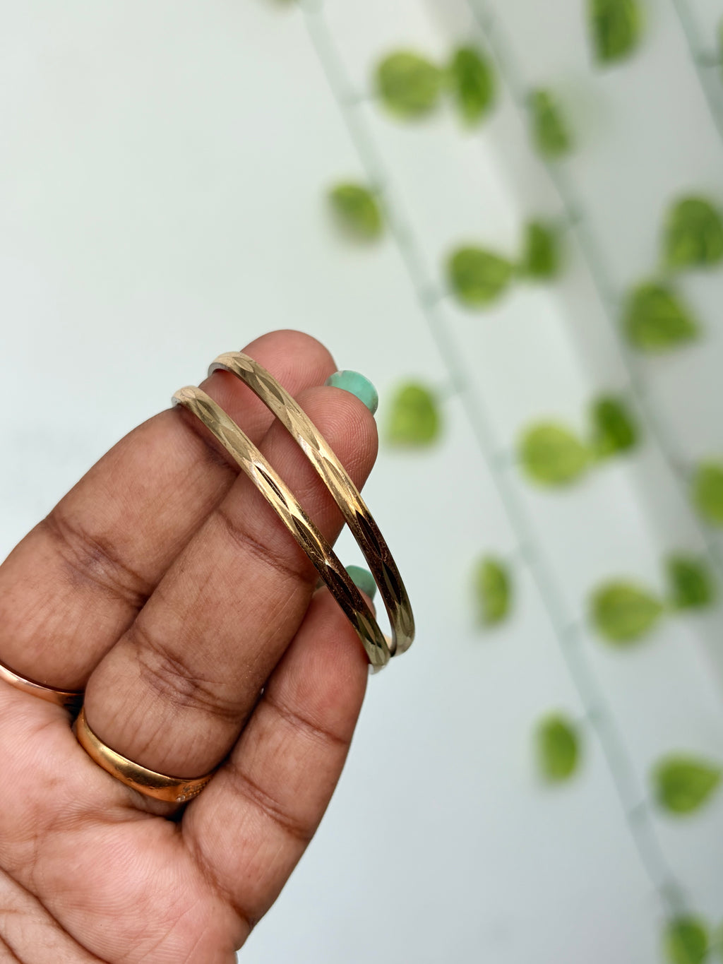 Kd062 Panchaloham unpolished kids bangles