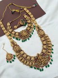 Bs108 heavy lakshmi devi kemp bridal set