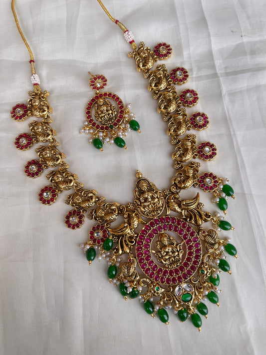 Lakshmi devi kemp nakshi neckset ns2004