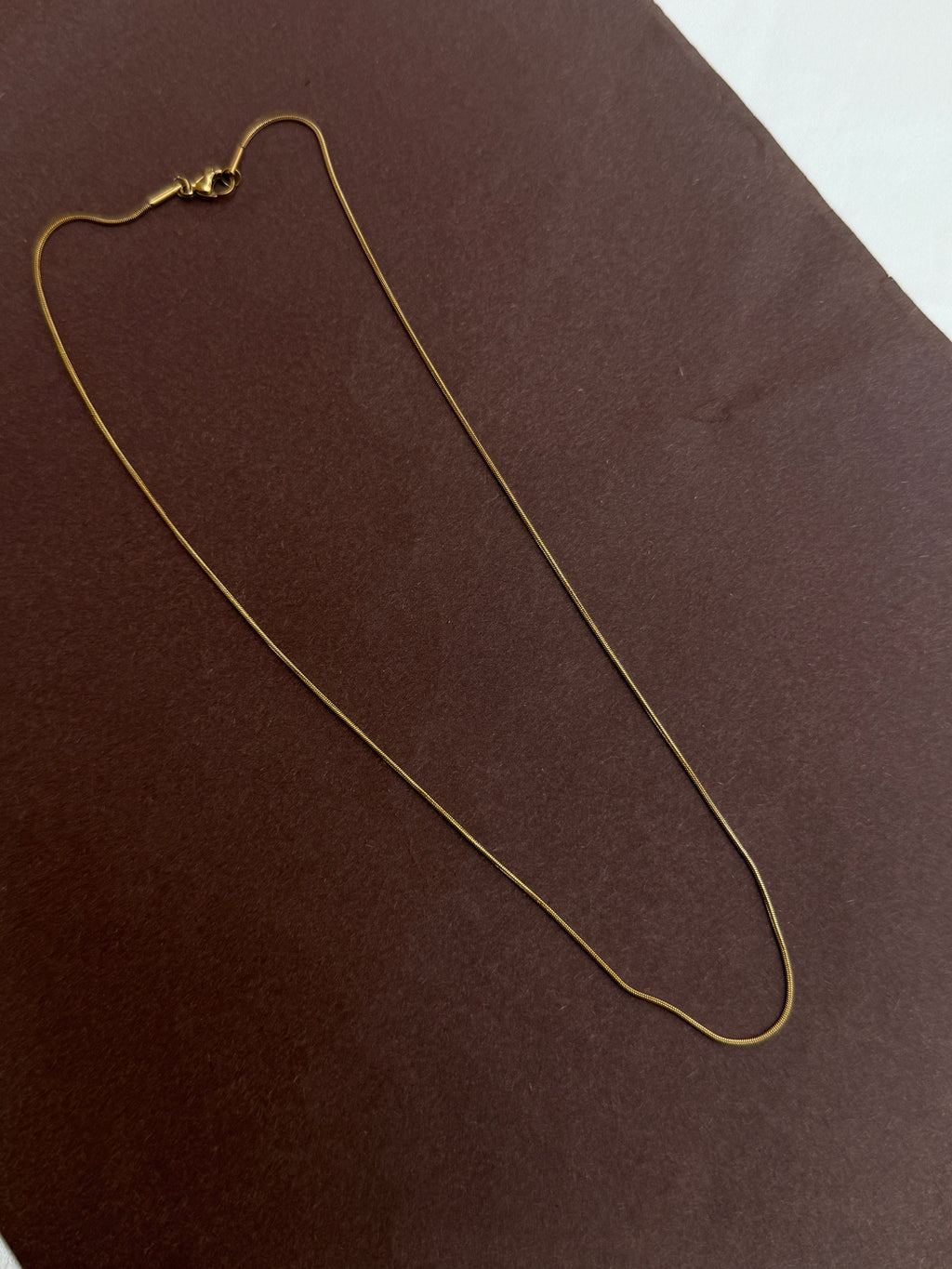Dc018 anti tarnish daily wear chains 17  inches