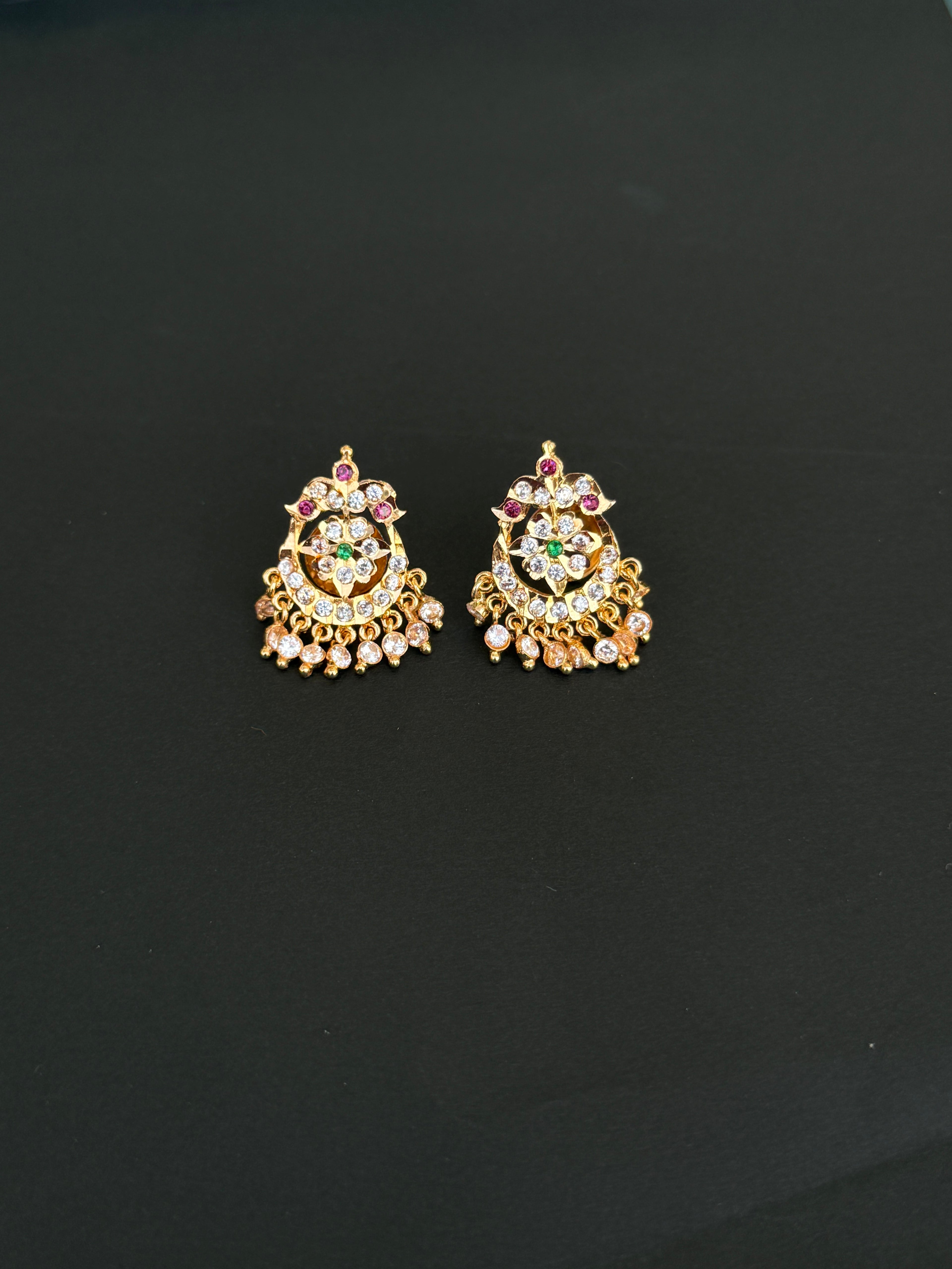 Ph011 multi panchaloham earrings