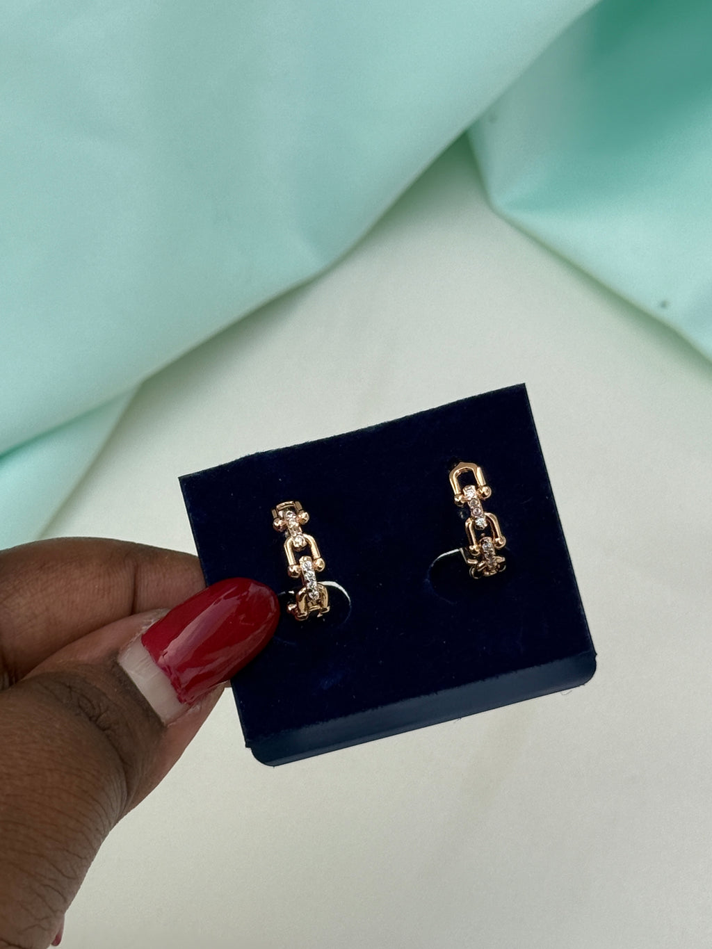 St093 anti tarnish hoops earrings