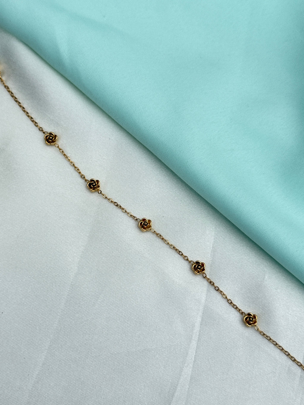 Ab616 anti tarnish 6.5inches 2:4 to 2:6 adjustable chain bracelet