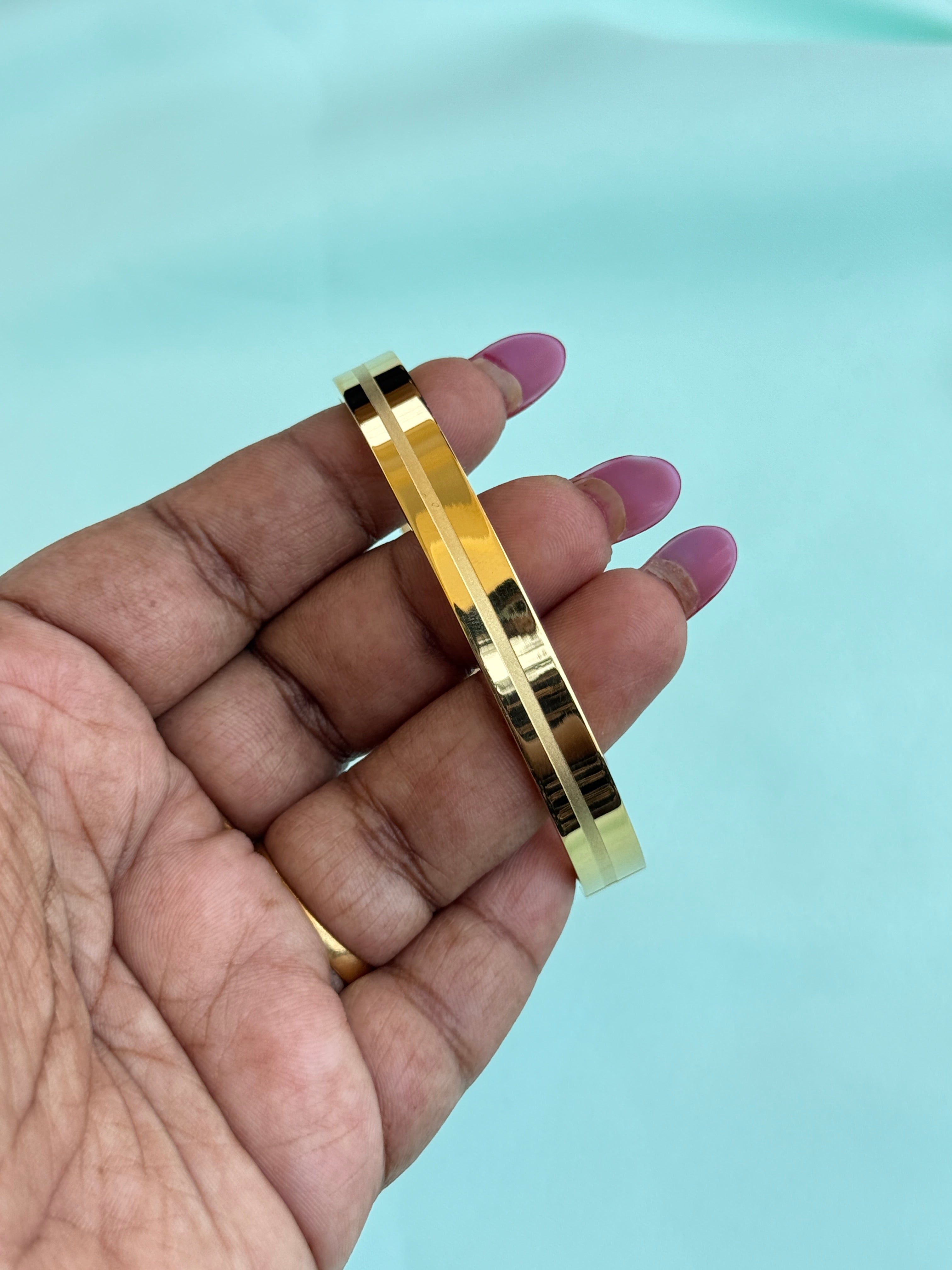 Mn026 openable mens kada  anti tarnish bracelet