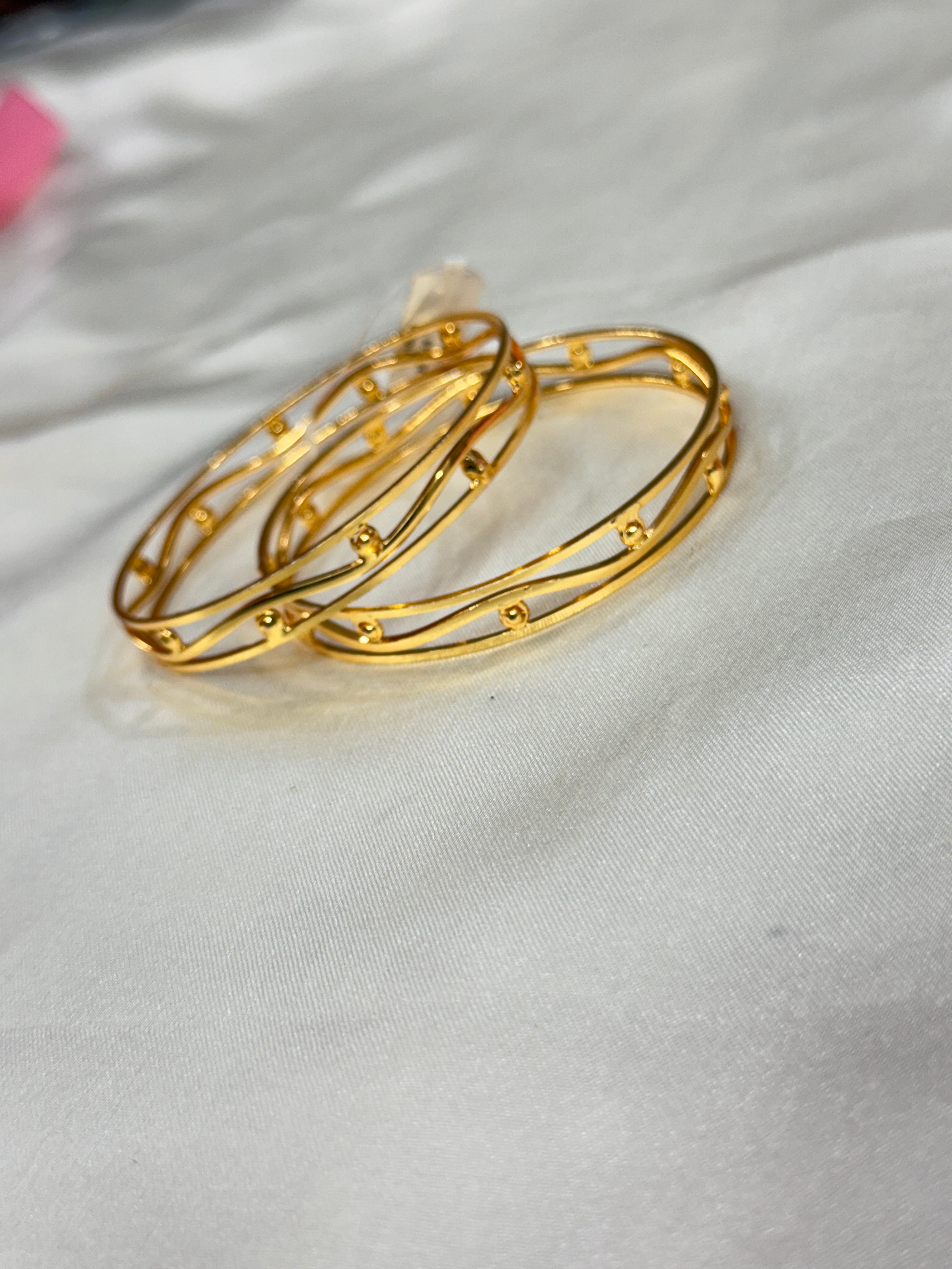 Sb134 dailywear gold bangles