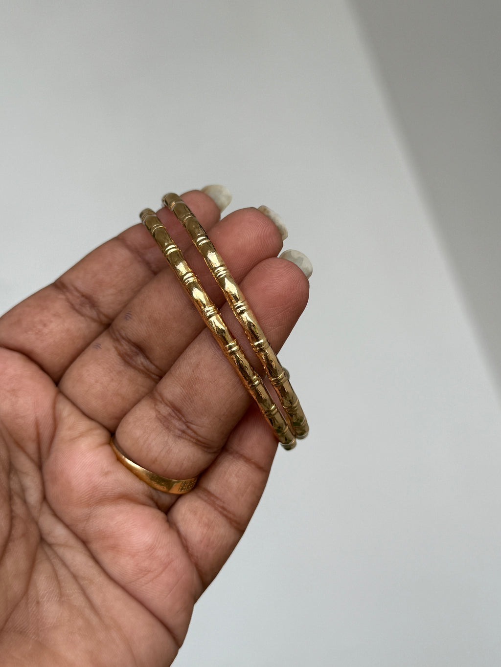 Ph063 panchaloham gold replica bangles