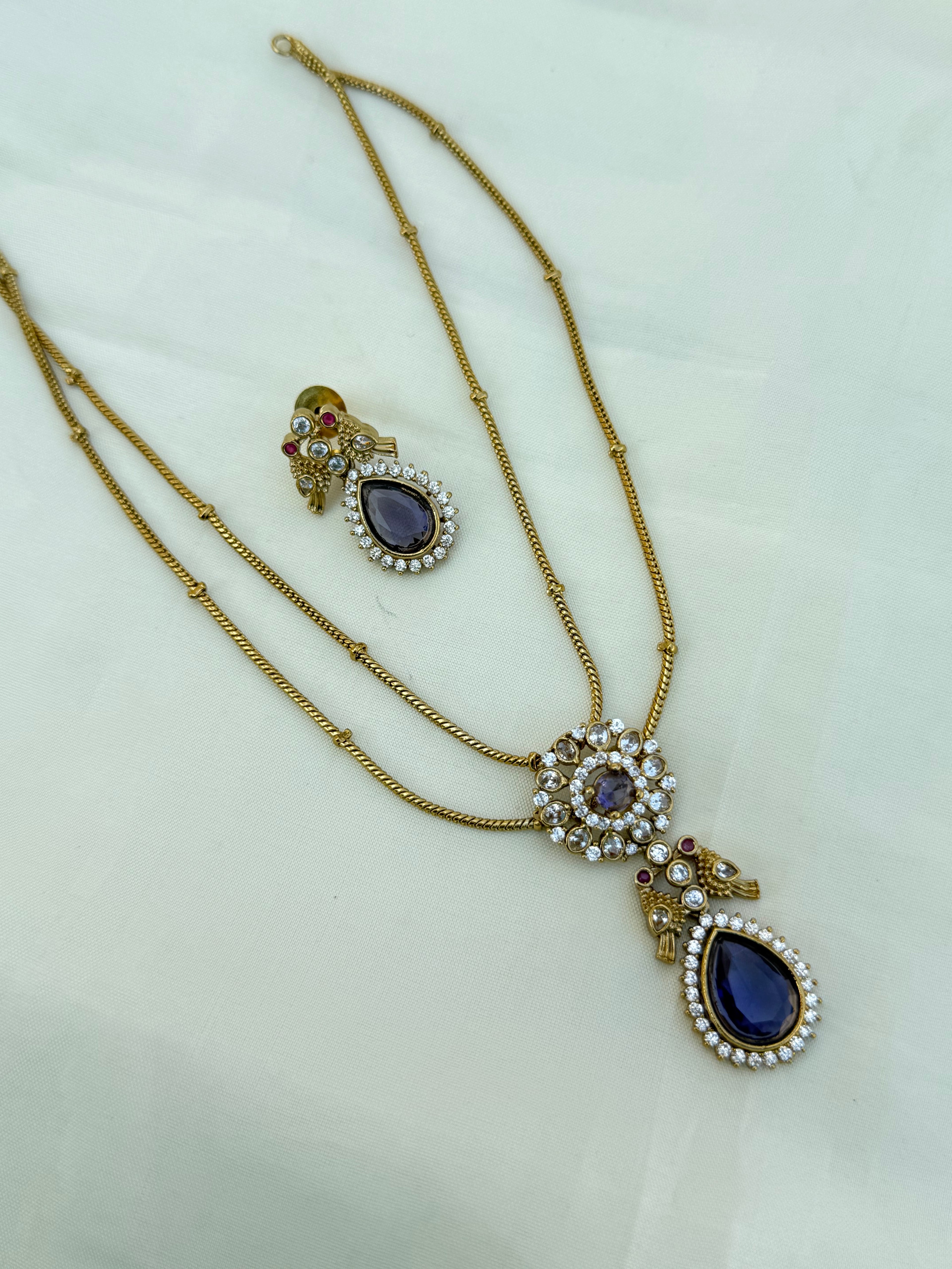 Ns0014 2 lines parrot  western Neckset
