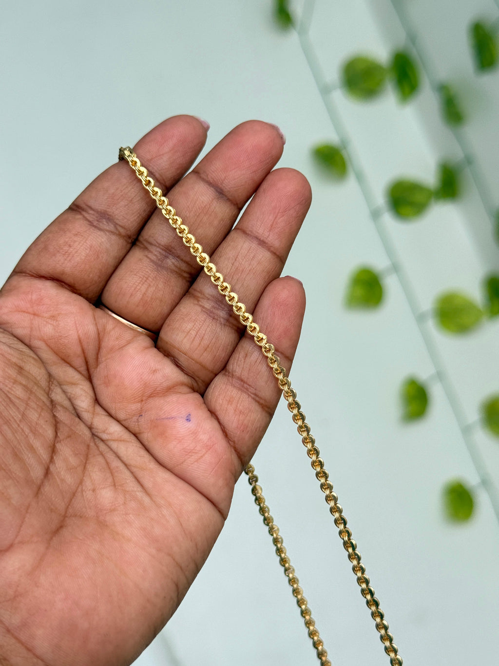 TC056 Panchaloham unpolished thali Chain