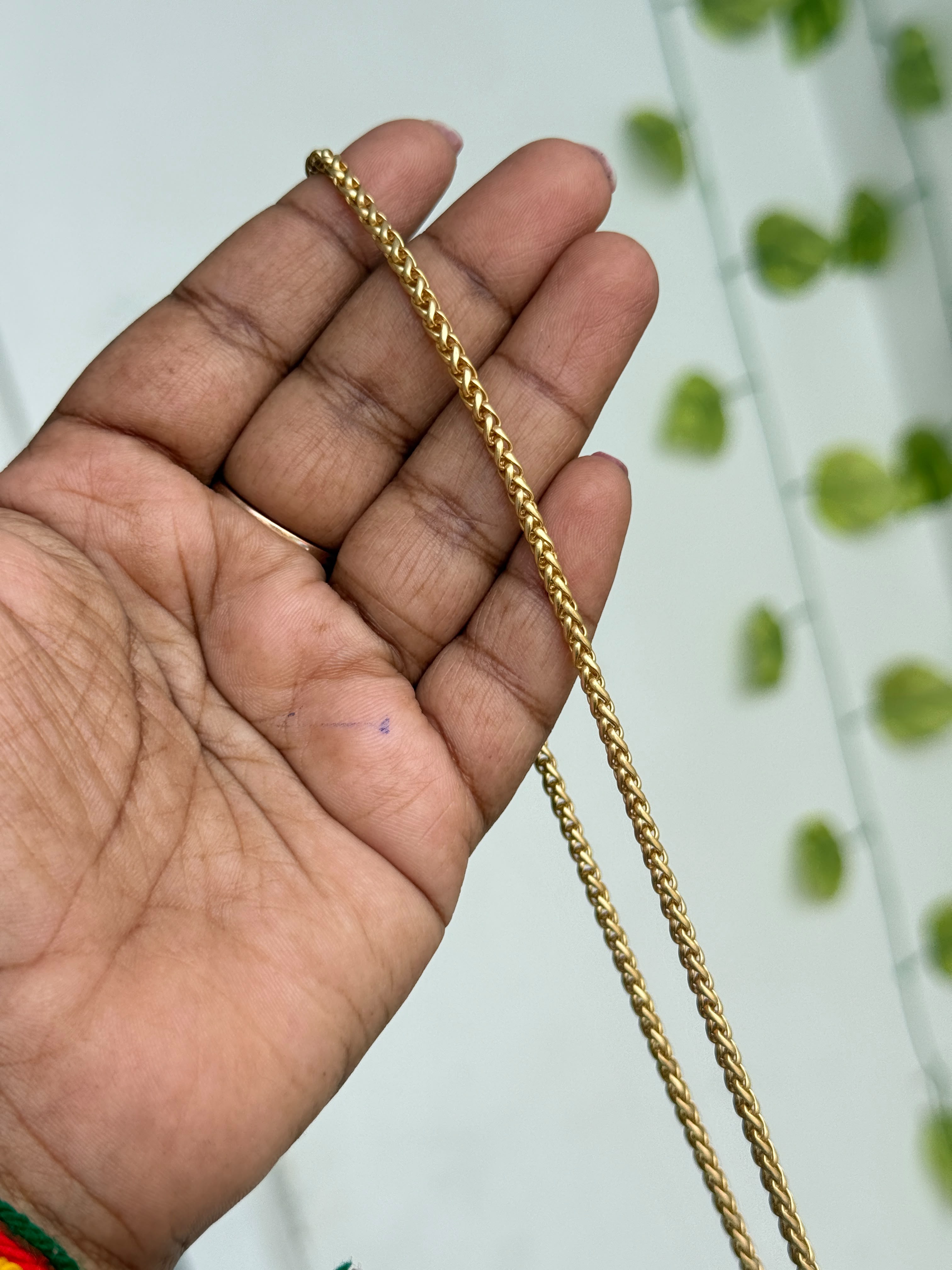 TC061 Panchaloham 24 inches unpolished thali chain