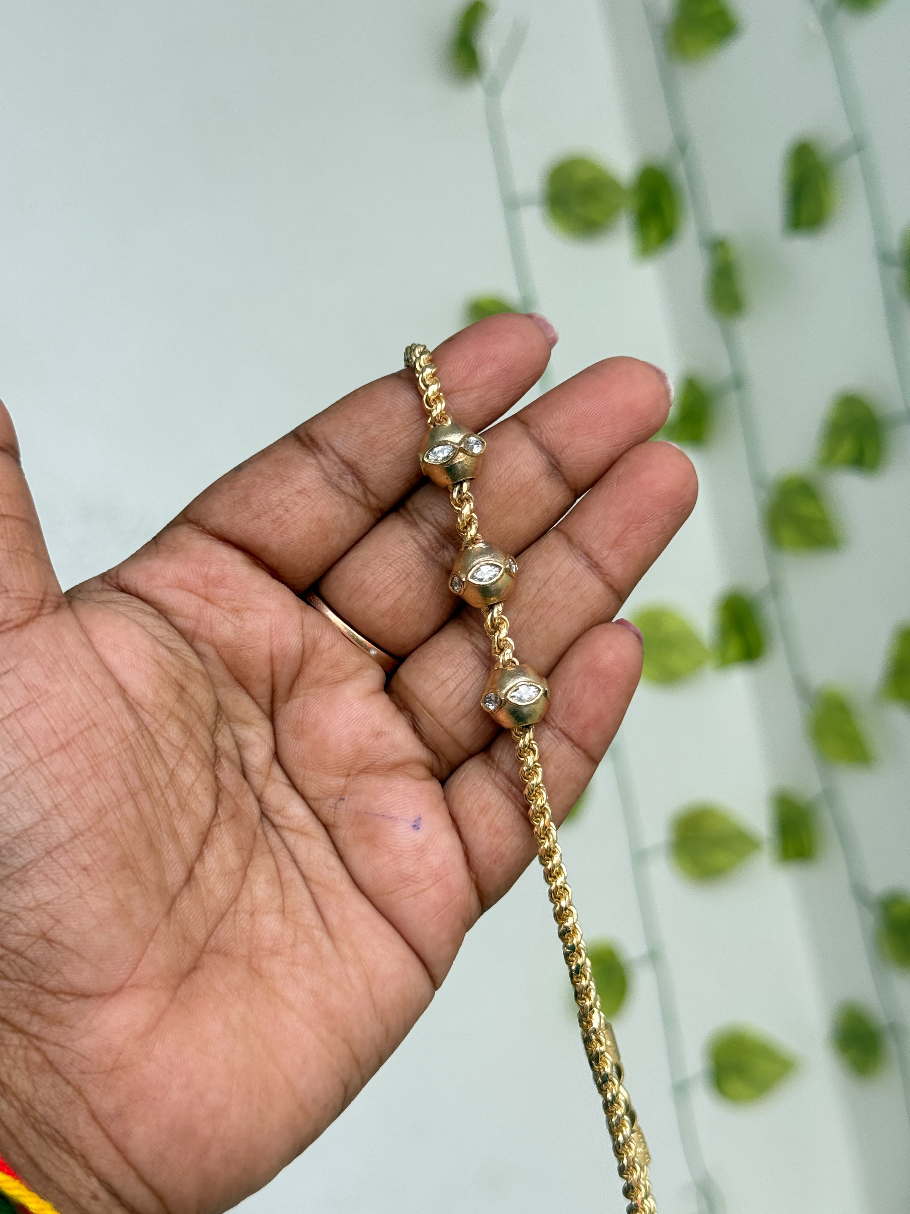 TC066 Panchaloham unpolished Thaali Chain 24 inches