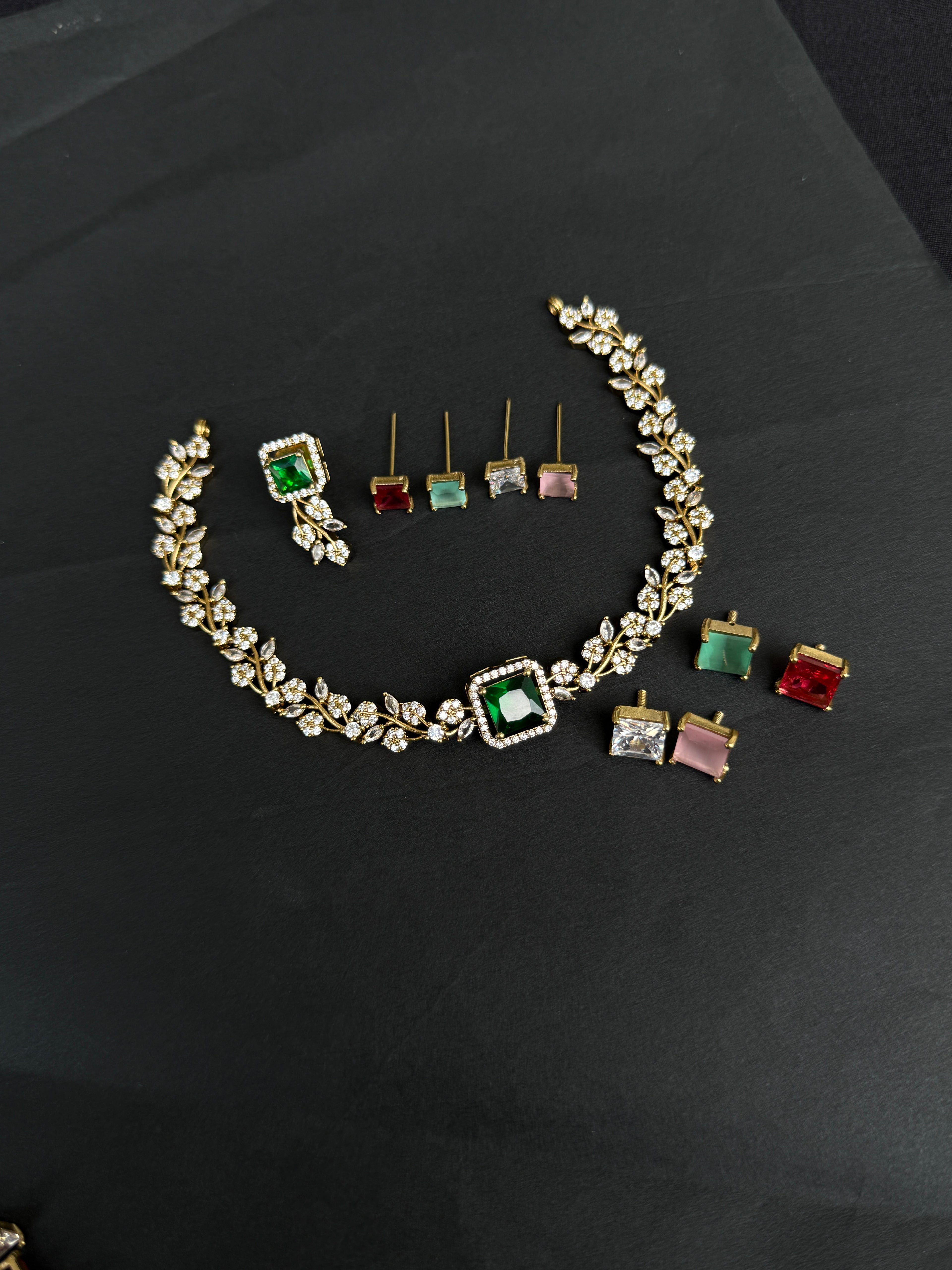 NS507 Diamomd finish Changable choker