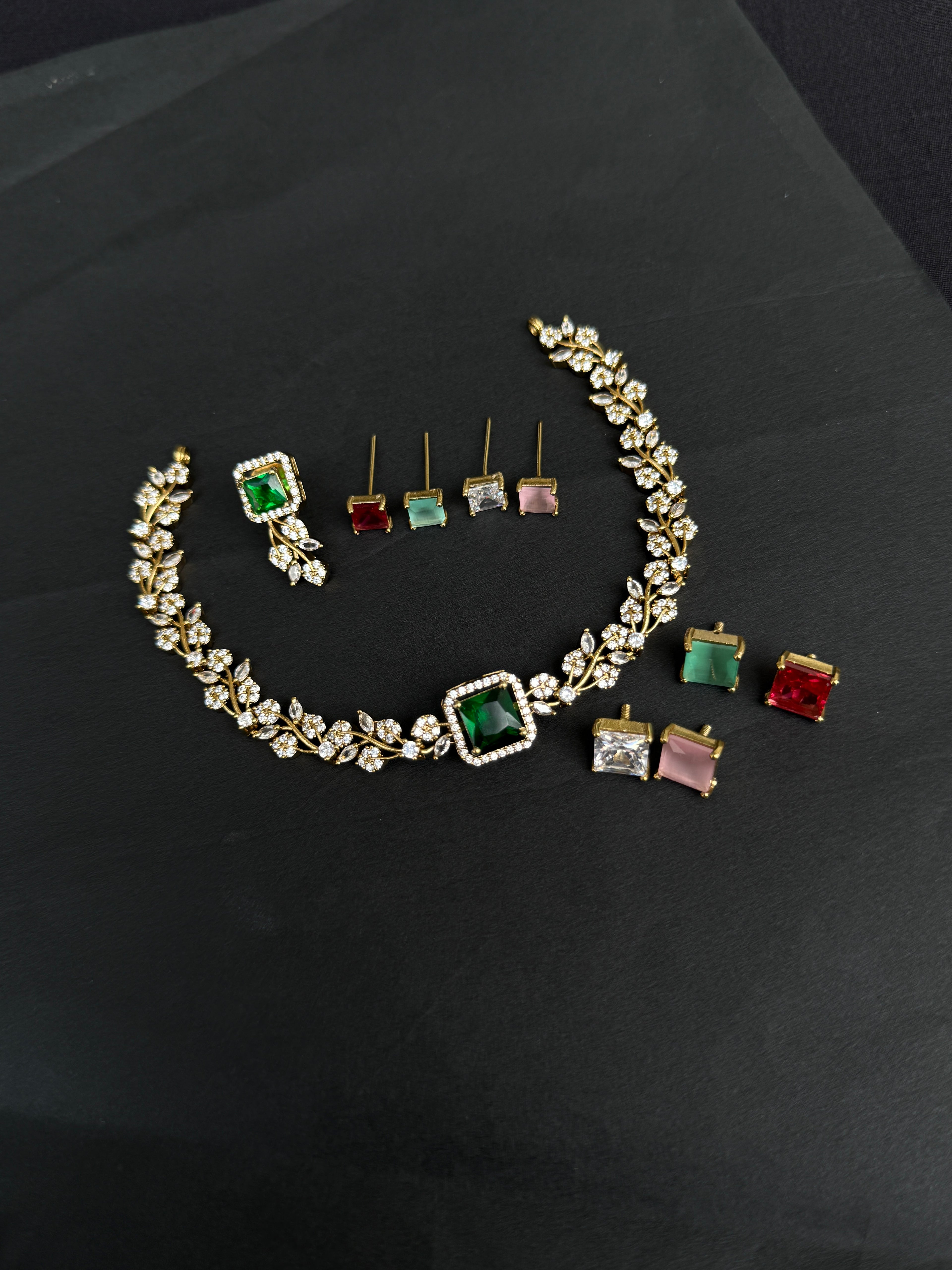 NS507 Diamomd finish Changable choker