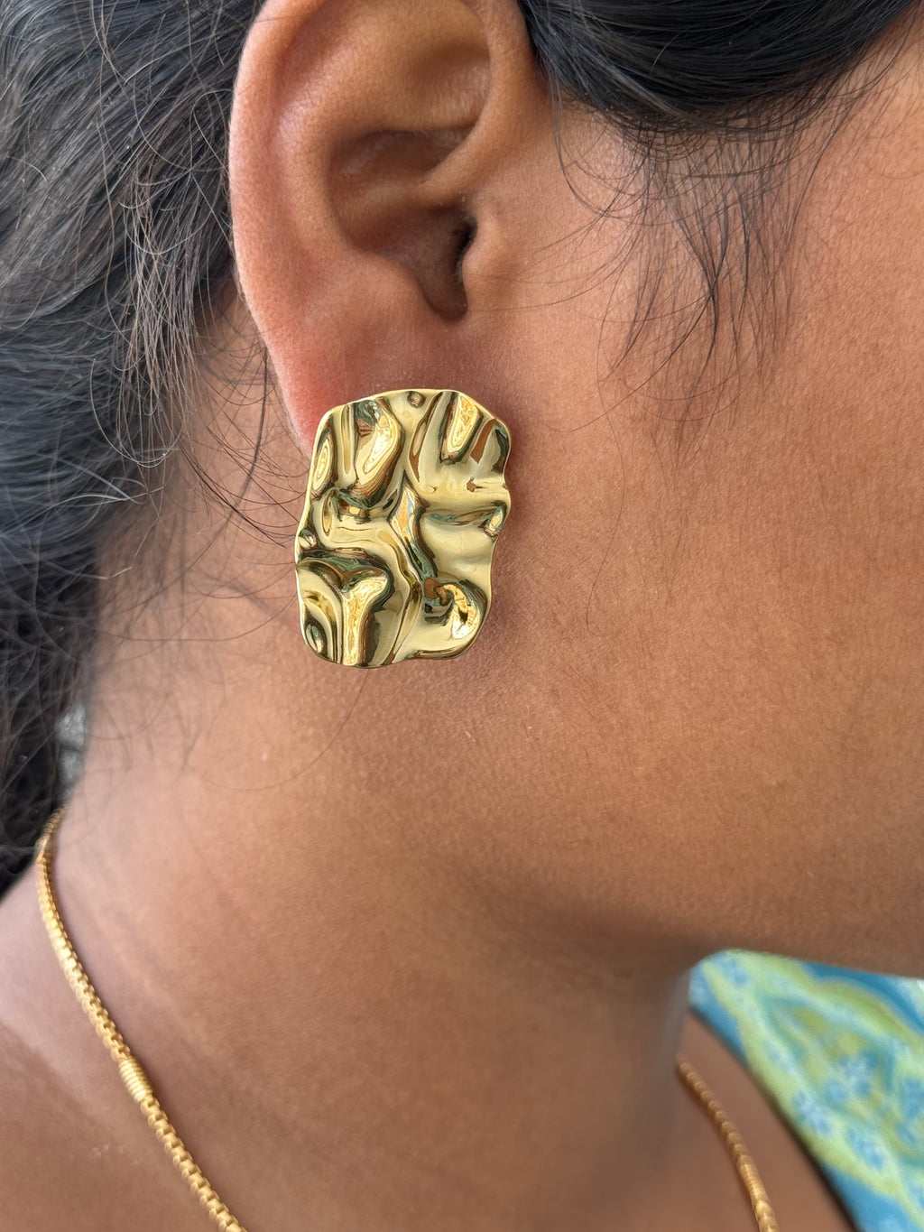 Er003 anti tarnish western earrings