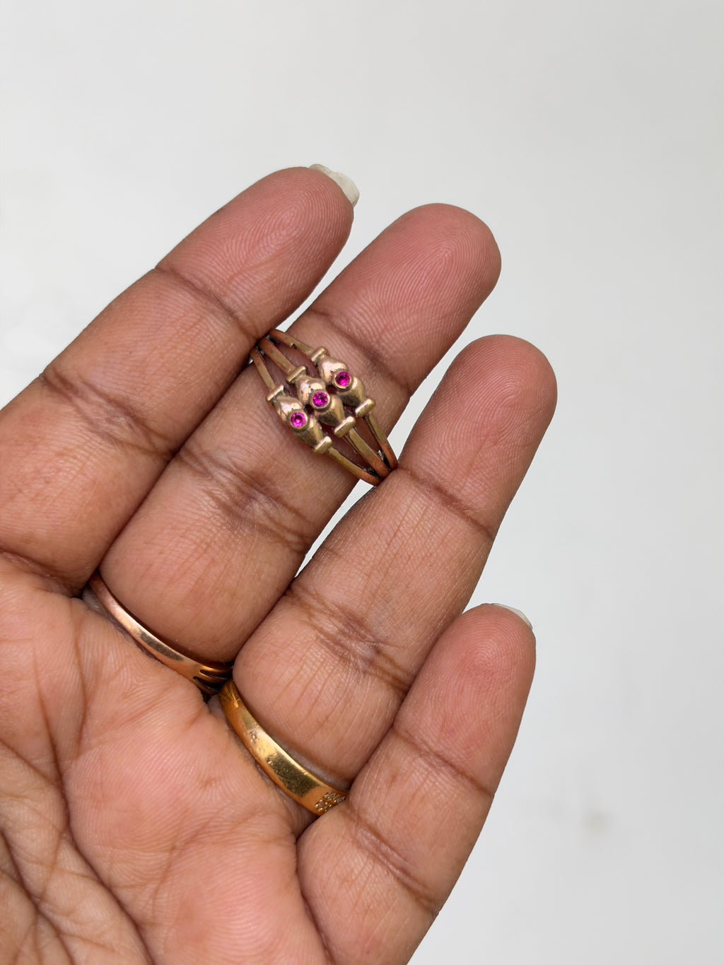 Rg202 Panchaloham unpolished finger rings