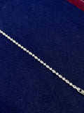 Br0018 tennis silver 7inches 2:6 size chain bracelet