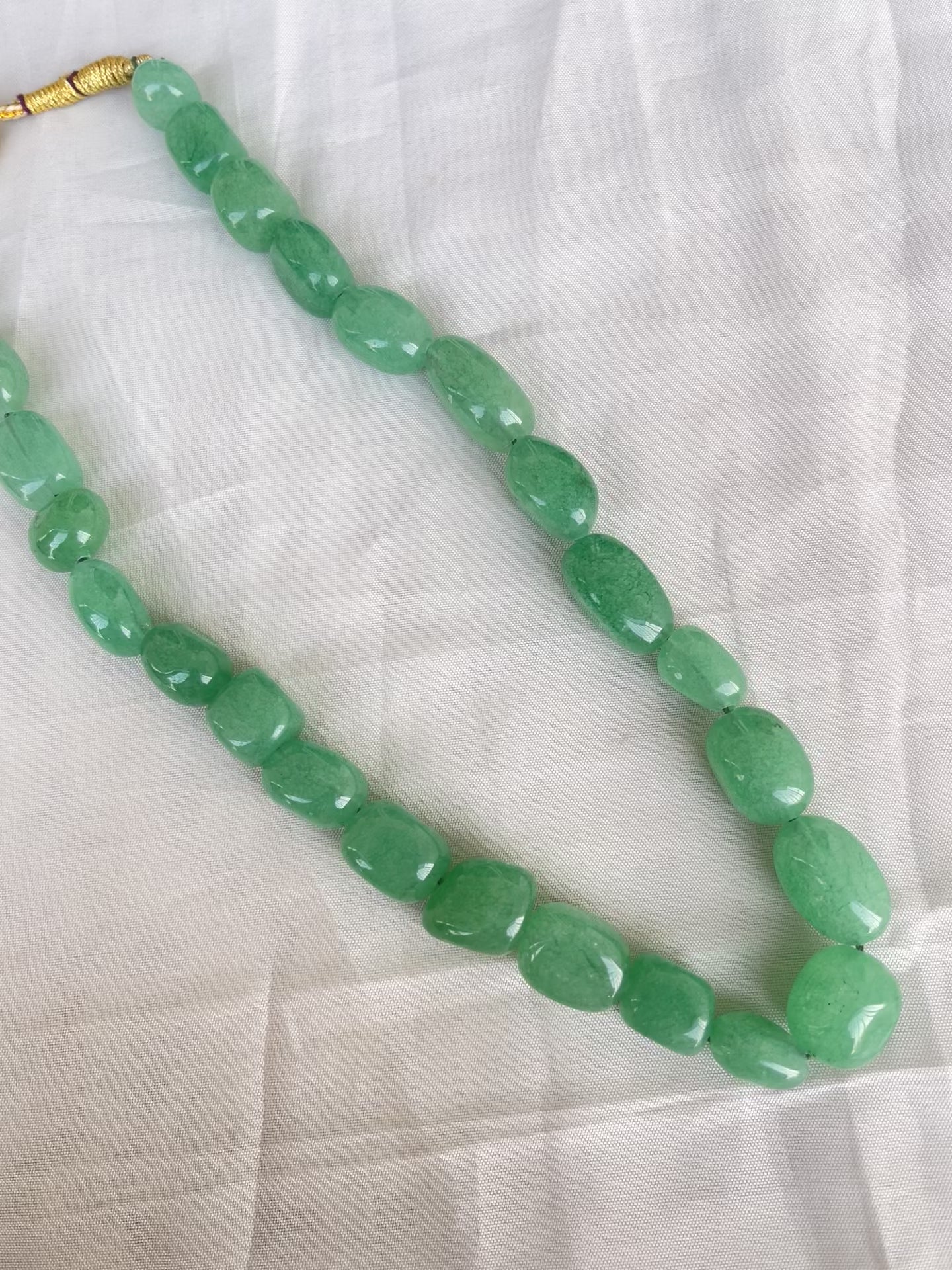 Onyx beads single line chain