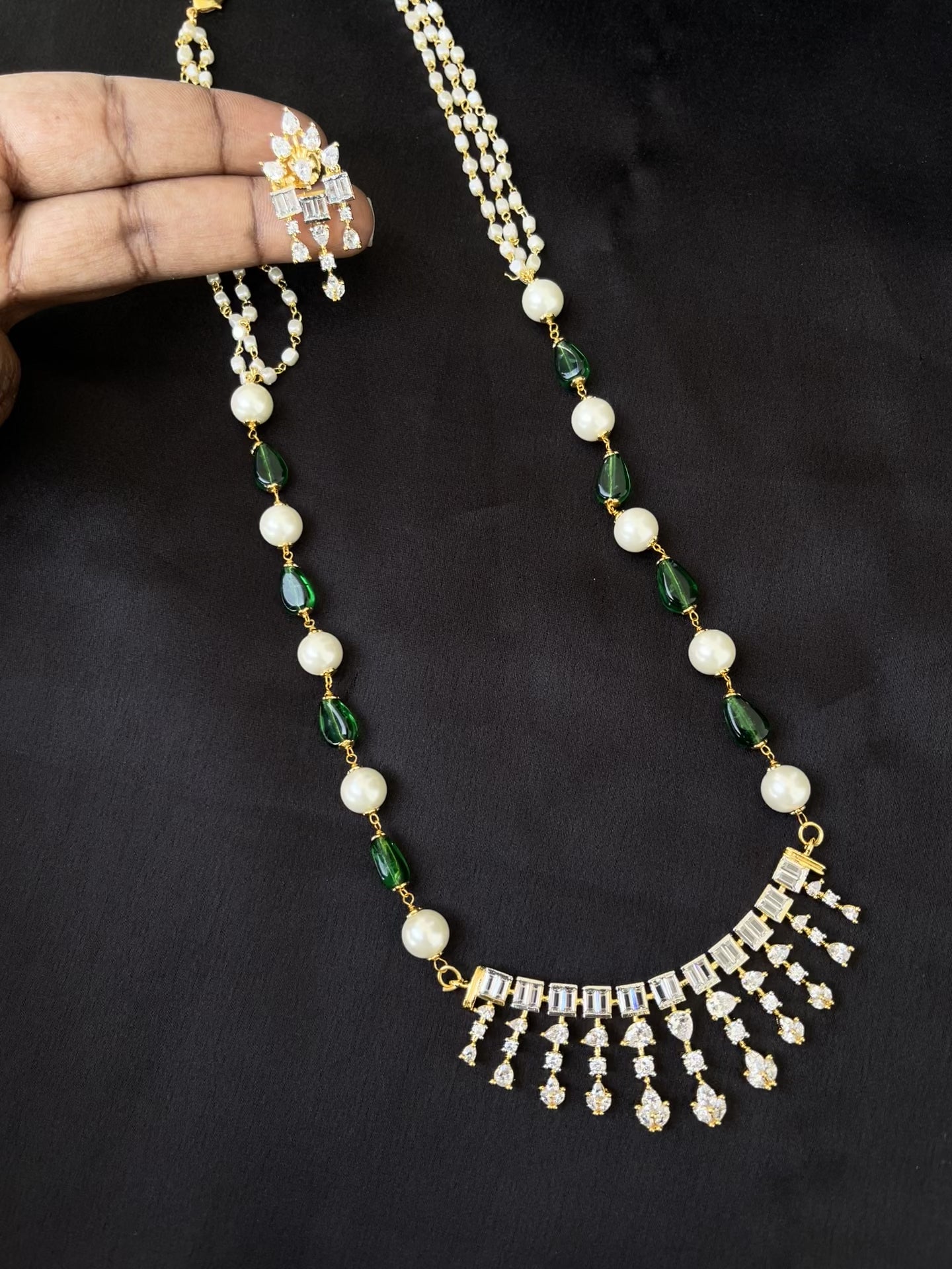 Beads chain with pendent pc010