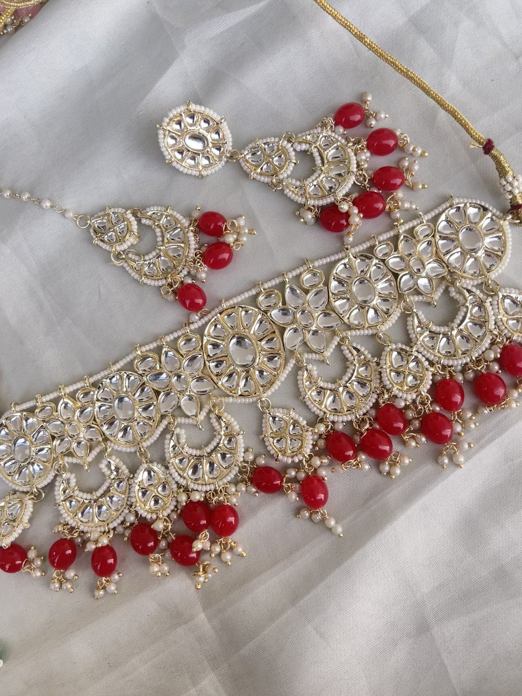 Heavy Meenakari neckset