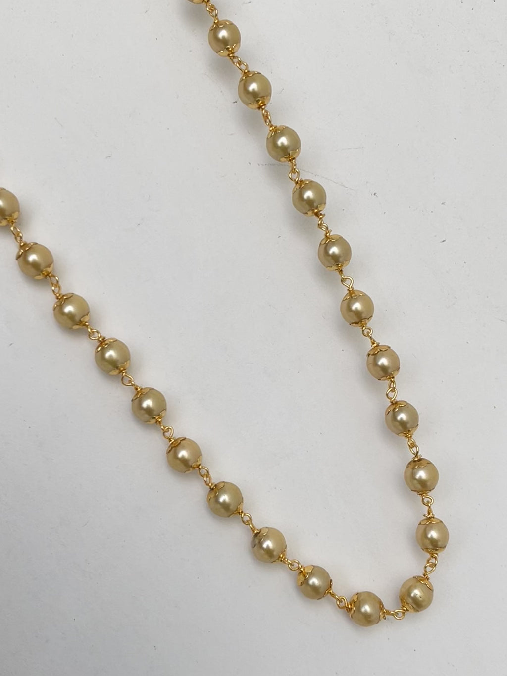 Single line pearl chain