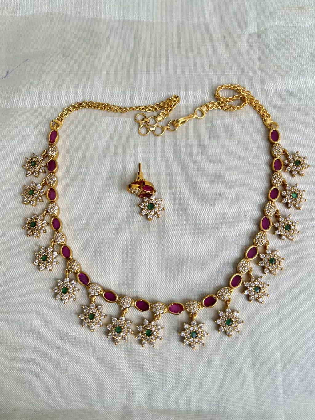 Cute size multi neckset