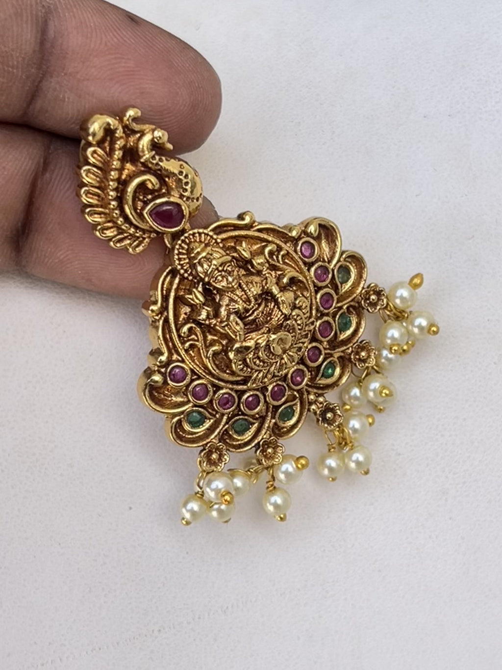 Lakshmi Devi nakshi earrings