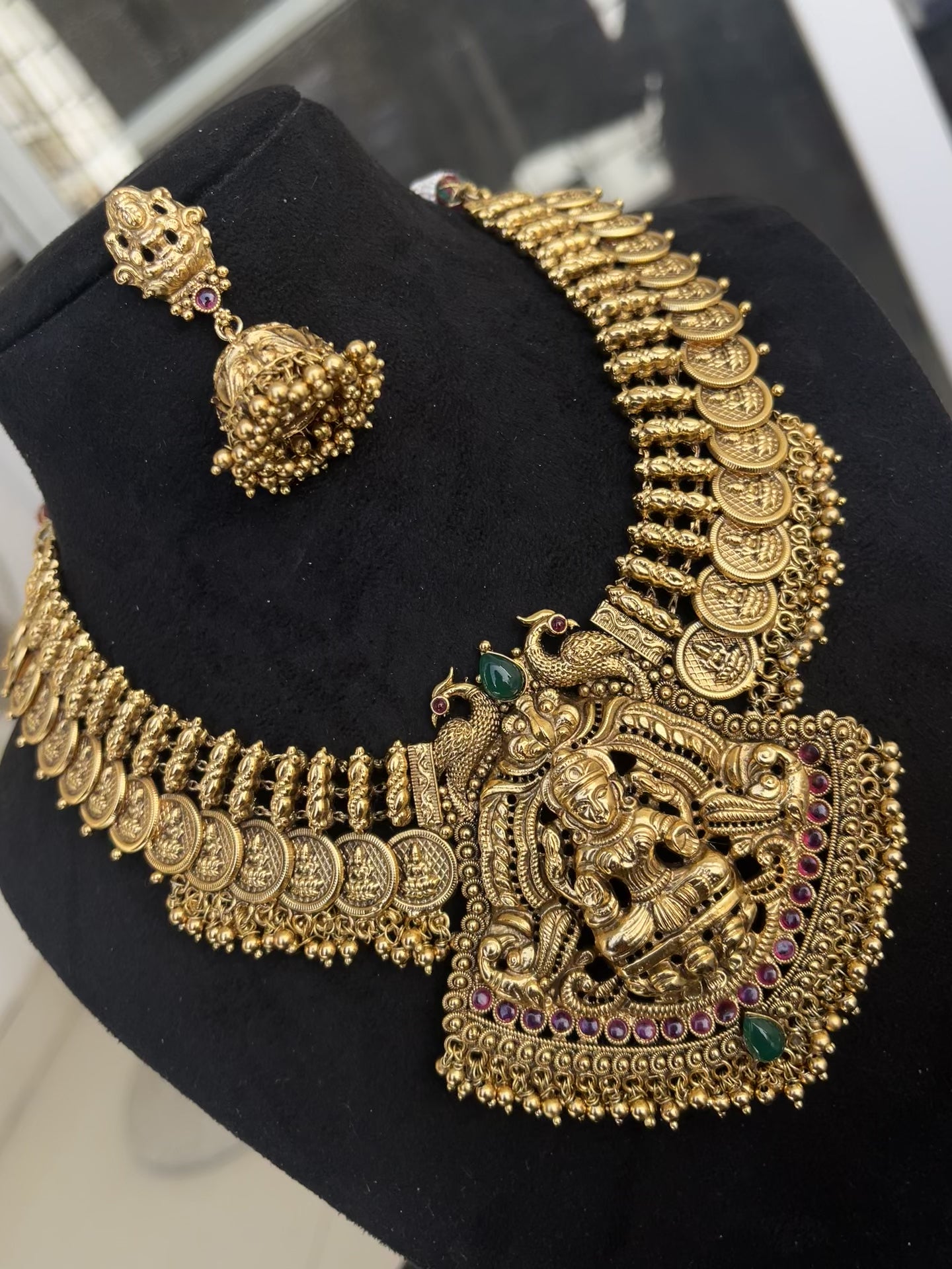 Heavy nakshi neckset